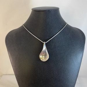 Brighton Silver Toned TWIRL Collection Pendant Necklace